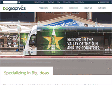 Tablet Screenshot of bpgraphics.com